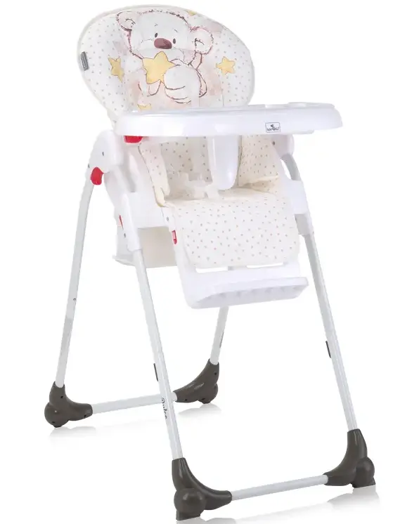 Детский стульчик для кормления Lorelli Dulce White Teddy Bear